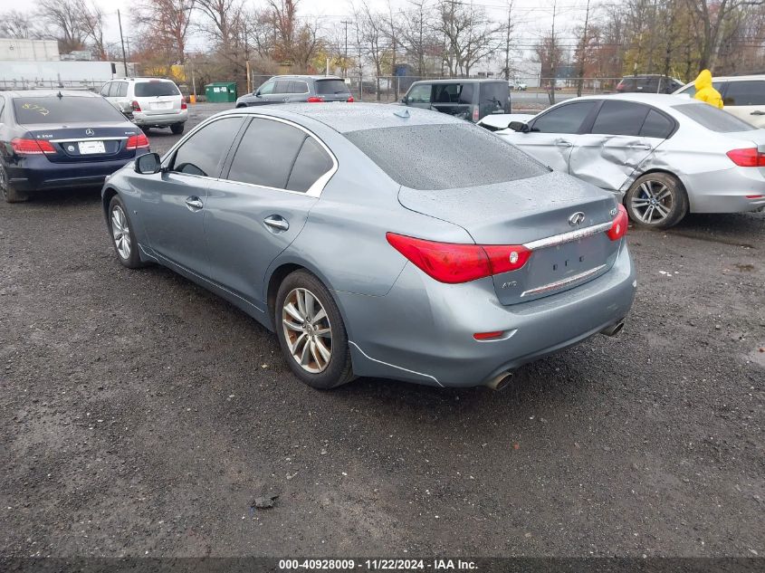 2014 Infiniti Q50 Premium VIN: JN1BV7AR0EM702242 Lot: 40928009