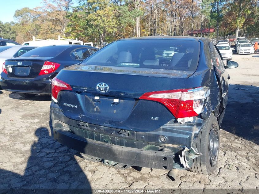 2018 Toyota Corolla Le VIN: 5YFBURHE7JP759365 Lot: 40928014