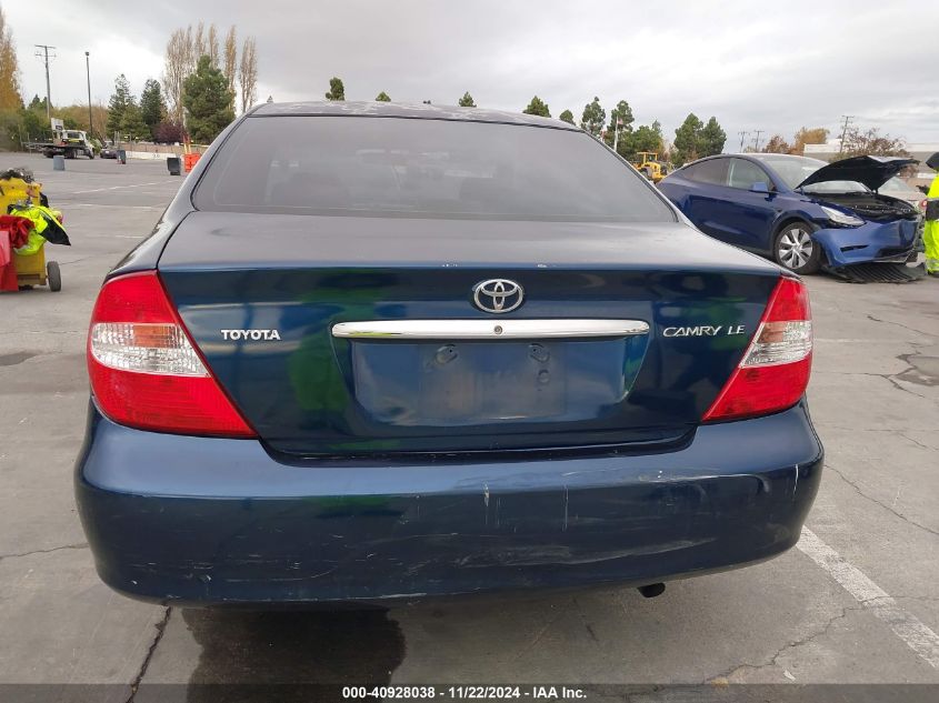 2004 Toyota Camry Le VIN: 4T1BE32KX4U379335 Lot: 40928038