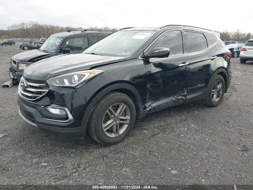 VIN 5XYZUDLB8HG451764 2017 HYUNDAI SANTA FE SPORT no.2