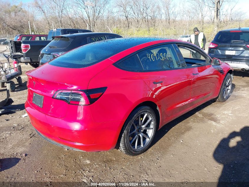 VIN 5YJ3E1EA9PF489533 2023 Tesla Model 3, Rear-Whee... no.4