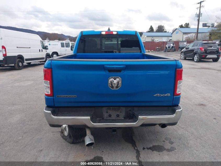 2021 Ram 1500 Big Horn 4X4 6'4 Box VIN: 1C6SRFBT5MN759560 Lot: 40928088