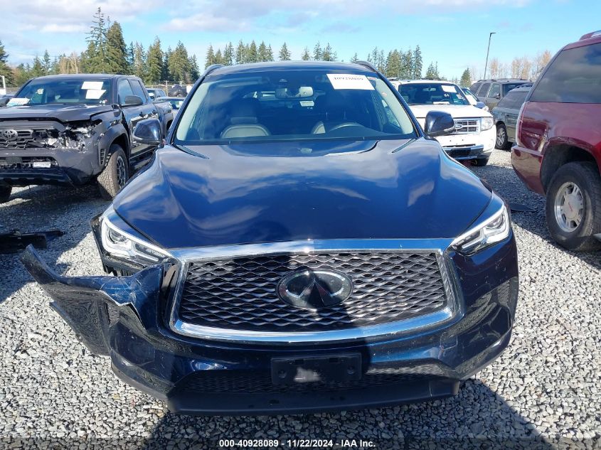 VIN 3PCAJ5BB6MF105095 2021 INFINITI QX50 LUXE AWD