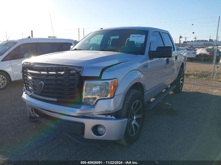 VIN 1FTFW1CF3EKE52969 2014 Ford F-150, Stx no.2