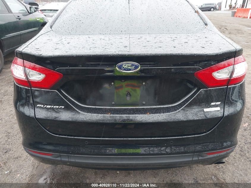 2016 Ford Fusion Se VIN: 3FA6P0HD9GR190555 Lot: 40928110