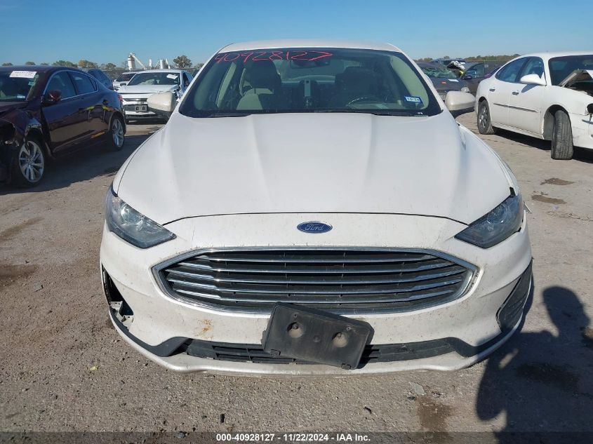 2019 Ford Fusion Se VIN: 3FA6P0HD1KR215523 Lot: 40928127