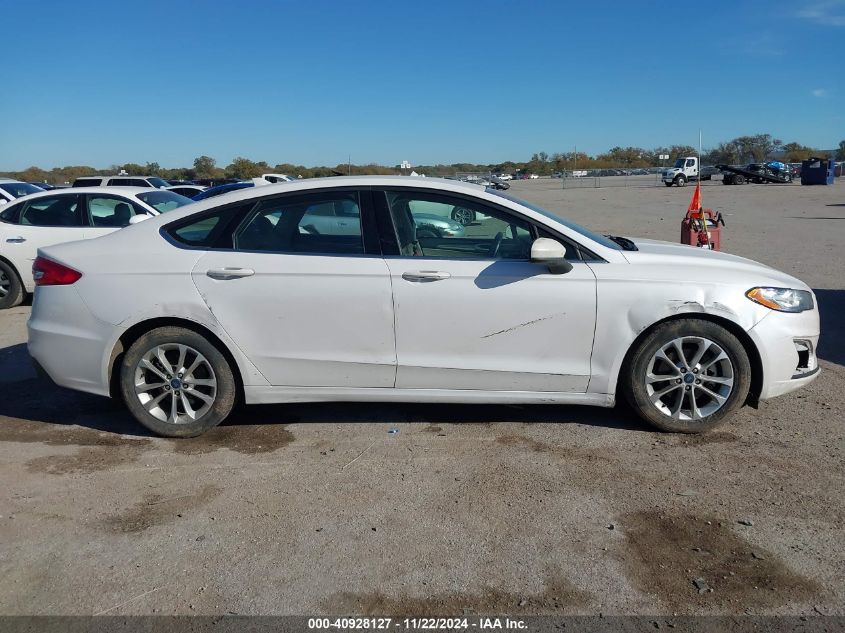 2019 Ford Fusion Se VIN: 3FA6P0HD1KR215523 Lot: 40928127