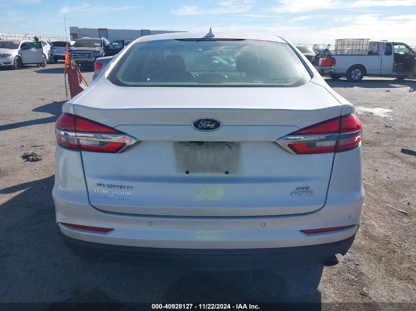 2019 Ford Fusion Se VIN: 3FA6P0HD1KR215523 Lot: 40928127