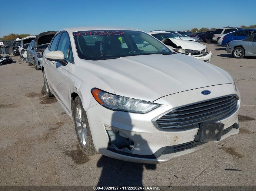 2019 Ford Fusion Se VIN: 3FA6P0HD1KR215523 Lot: 40928127