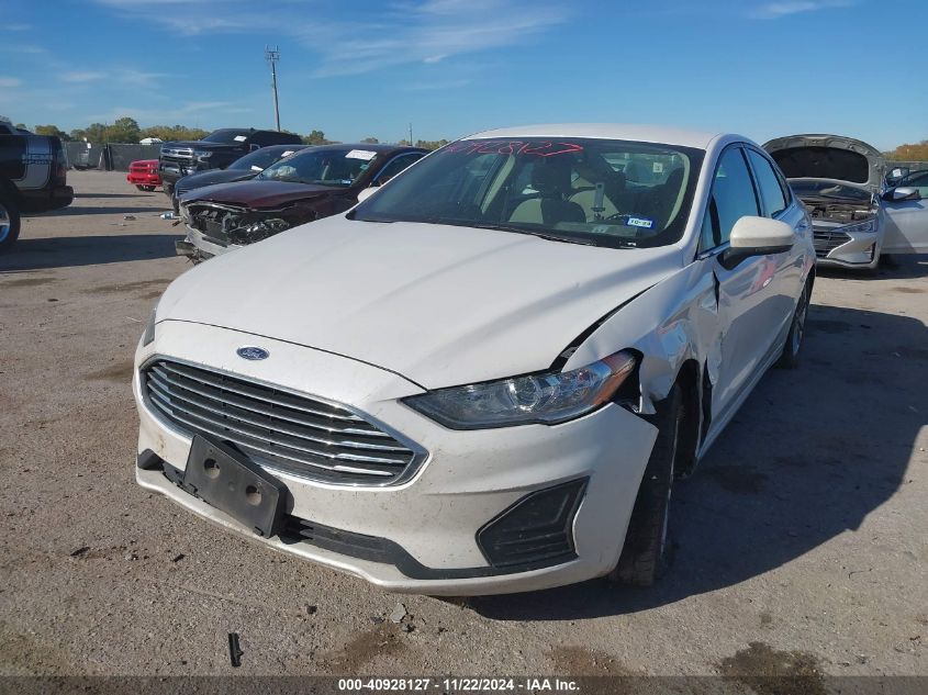 2019 Ford Fusion Se VIN: 3FA6P0HD1KR215523 Lot: 40928127