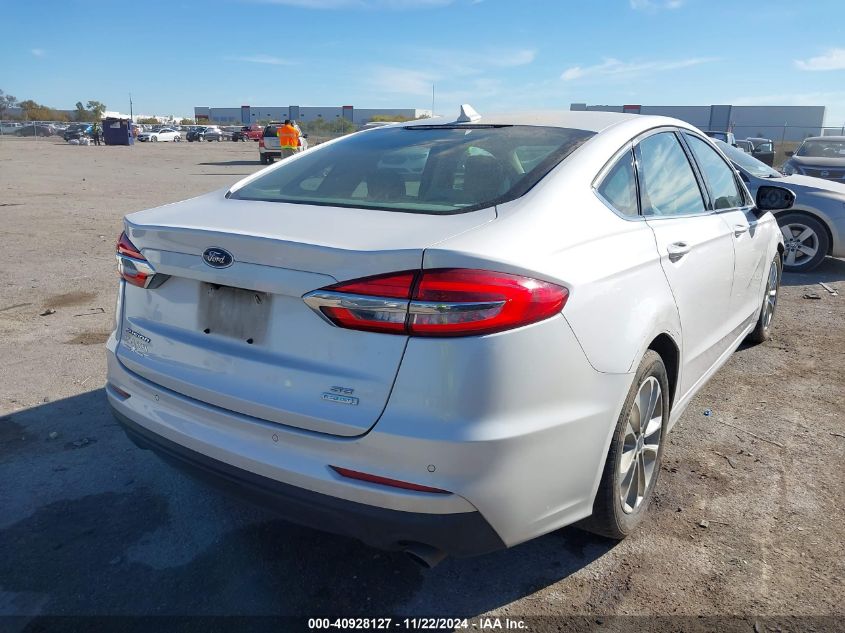 2019 Ford Fusion Se VIN: 3FA6P0HD1KR215523 Lot: 40928127