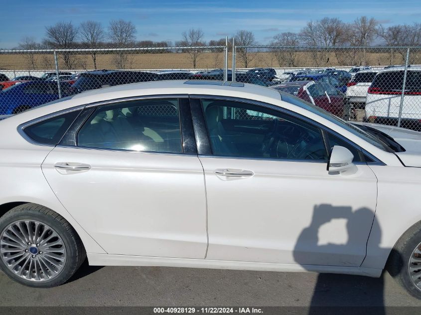 2015 Ford Fusion Titanium VIN: 3FA6P0K91FR307452 Lot: 40928129