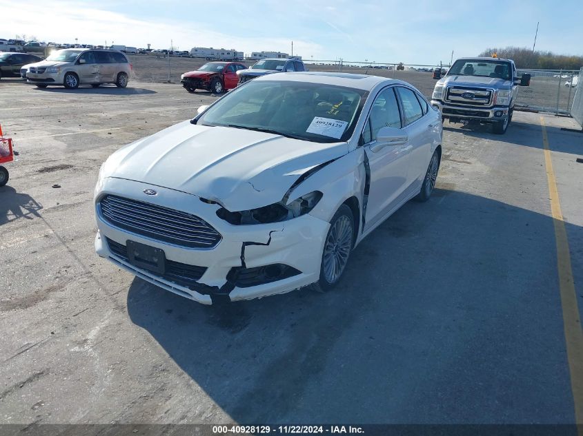 2015 Ford Fusion Titanium VIN: 3FA6P0K91FR307452 Lot: 40928129