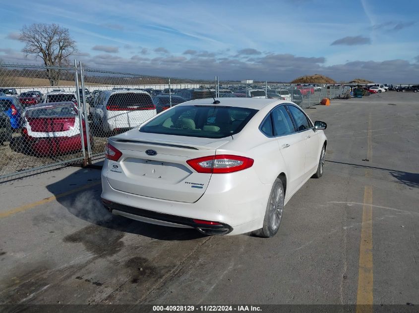 2015 Ford Fusion Titanium VIN: 3FA6P0K91FR307452 Lot: 40928129