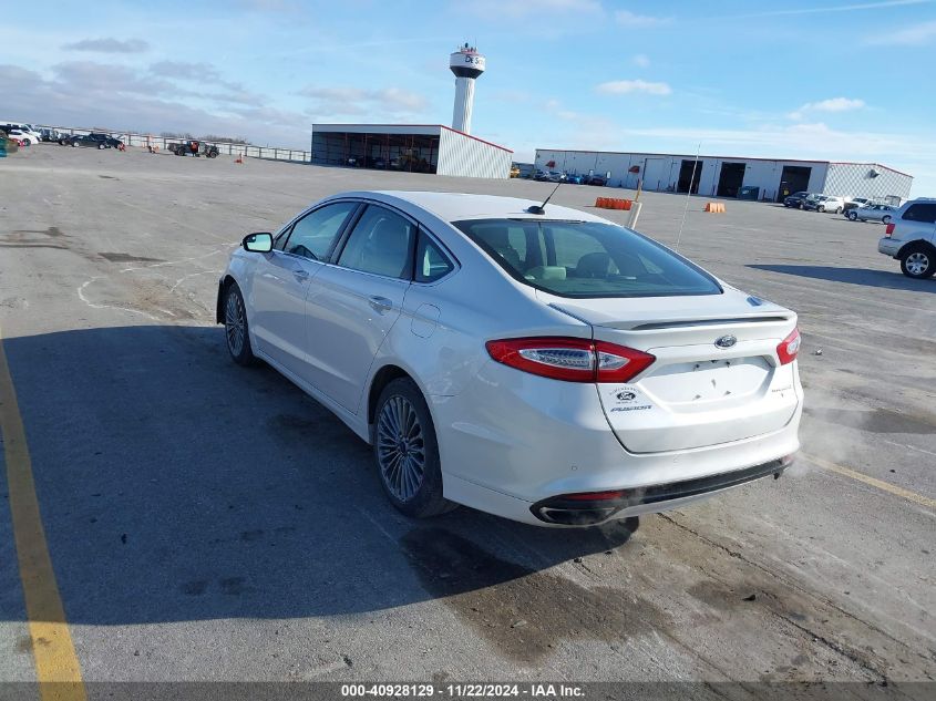 2015 Ford Fusion Titanium VIN: 3FA6P0K91FR307452 Lot: 40928129