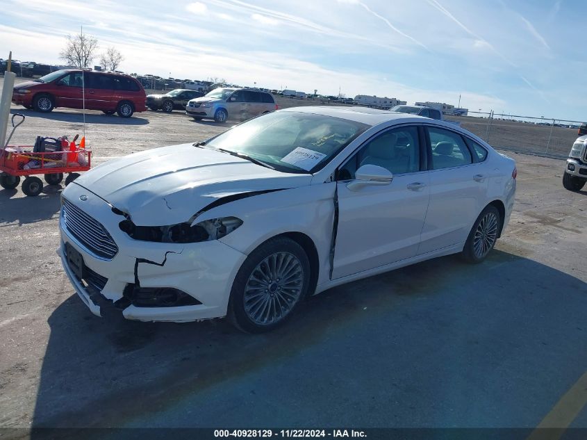 2015 Ford Fusion Titanium VIN: 3FA6P0K91FR307452 Lot: 40928129