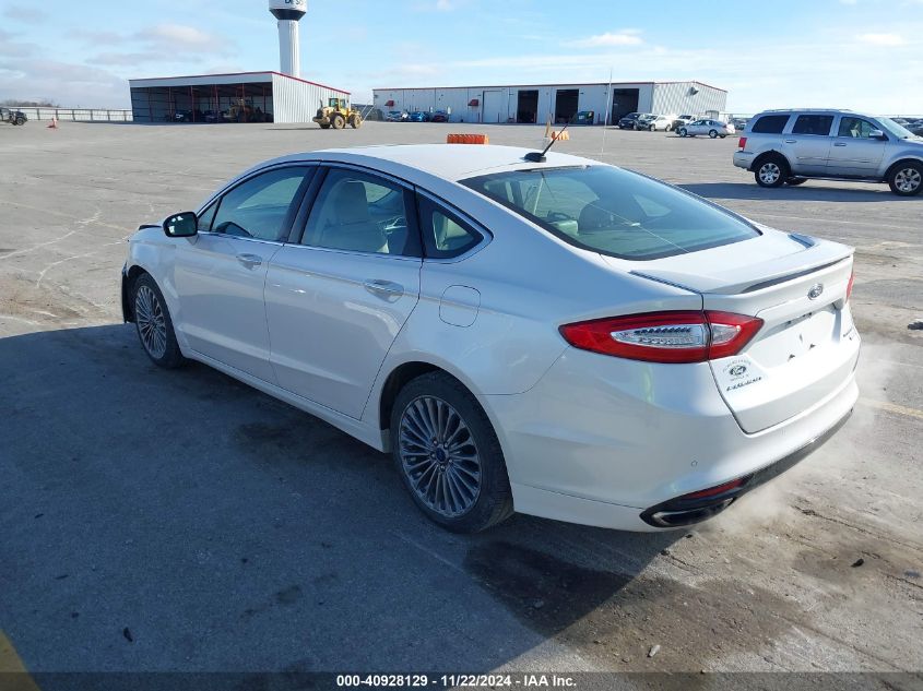 2015 Ford Fusion Titanium VIN: 3FA6P0K91FR307452 Lot: 40928129