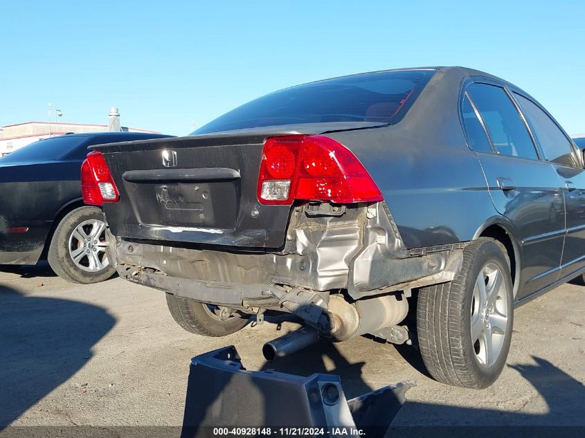 2004 Honda Civic Ex VIN: 2HGES267X4H549580 Lot: 40928148