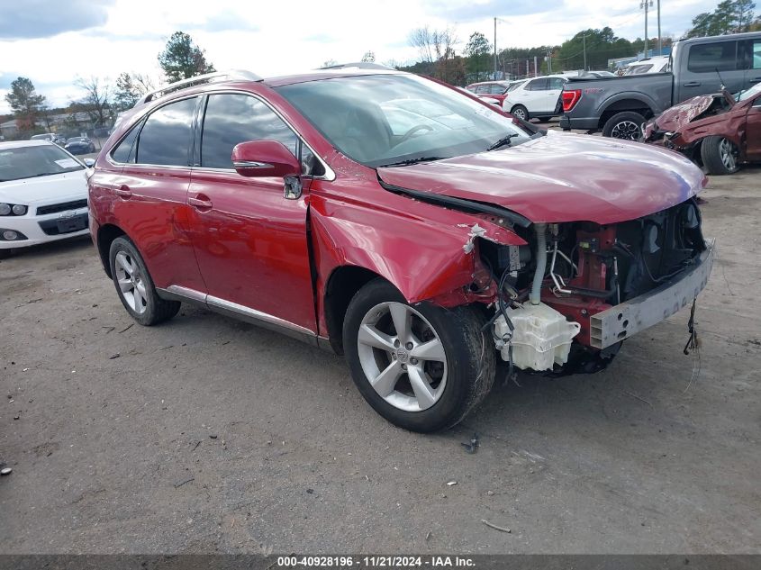 2012 Lexus Rx 350 VIN: 2T2BK1BA7CC145248 Lot: 40928196