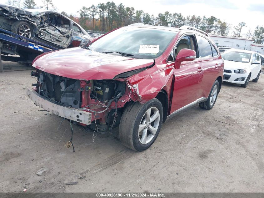 2012 Lexus Rx 350 VIN: 2T2BK1BA7CC145248 Lot: 40928196