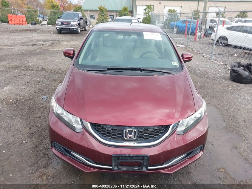 2015 Honda Civic Lx VIN: 19XFB2F57FE009510 Lot: 40928206