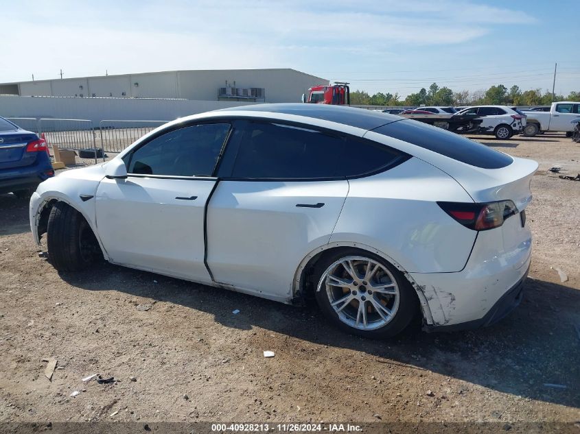 2020 Tesla Model Y Long Range Dual Motor All-Wheel Drive VIN: 5YJYGDEE7LF028328 Lot: 40928213