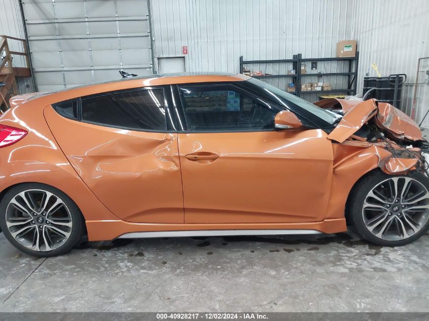 2016 Hyundai Veloster Turbo VIN: KMHTC6AE4GU298729 Lot: 40928217