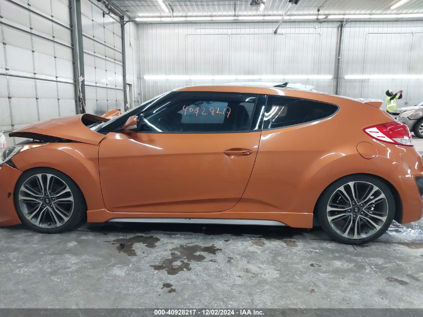 2016 Hyundai Veloster Turbo VIN: KMHTC6AE4GU298729 Lot: 40928217