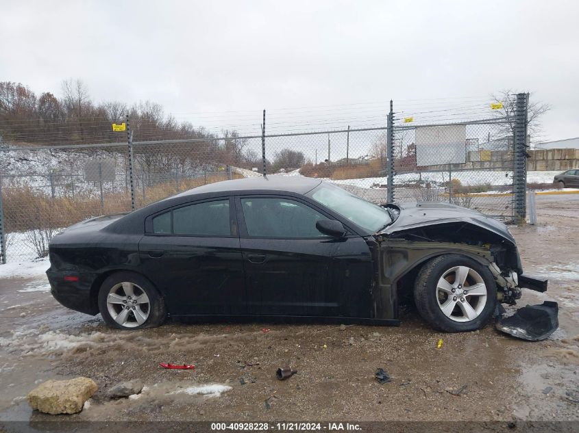 2013 Dodge Charger Se VIN: 2C3CDXBGXDH502458 Lot: 40928228