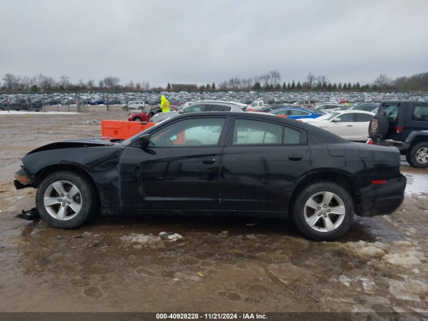 2013 Dodge Charger Se VIN: 2C3CDXBGXDH502458 Lot: 40928228