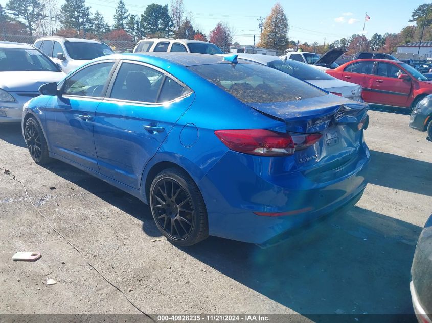 VIN 5NPD84LF6JH298768 2018 Hyundai Elantra, Sel no.3