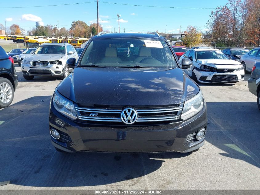 2016 Volkswagen Tiguan R-Line VIN: WVGAV7AX5GW047585 Lot: 40928251