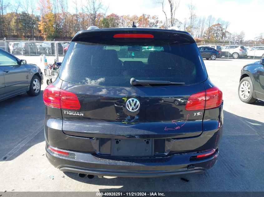 2016 Volkswagen Tiguan R-Line VIN: WVGAV7AX5GW047585 Lot: 40928251