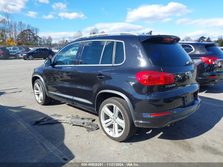 2016 Volkswagen Tiguan R-Line VIN: WVGAV7AX5GW047585 Lot: 40928251