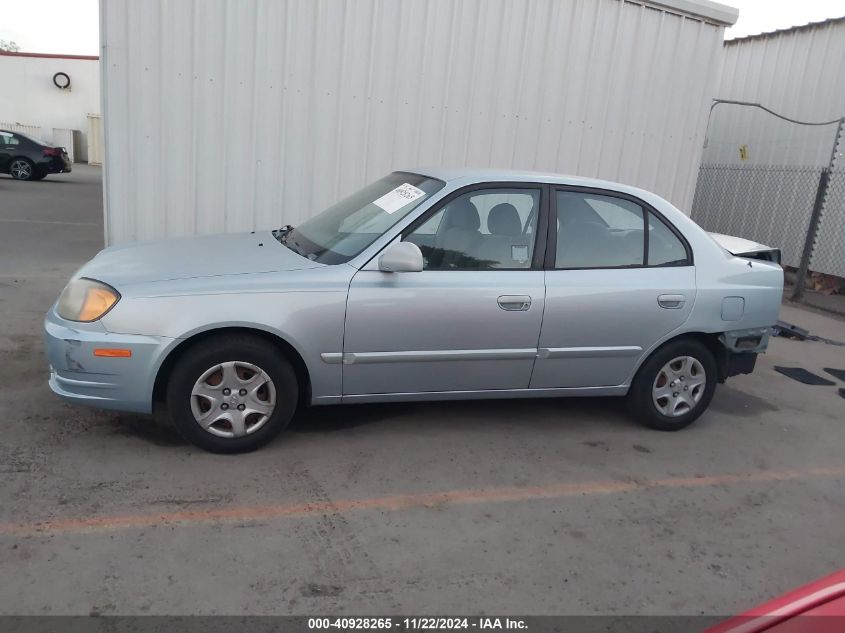 2003 Hyundai Accent Gl VIN: KMHCG45C53U428674 Lot: 40928265