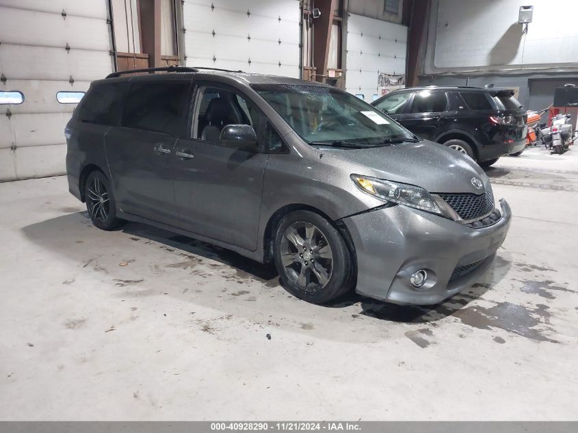 2013 Toyota Sienna Sport VIN: 5TDXK3DC4DS366111 Lot: 40928290