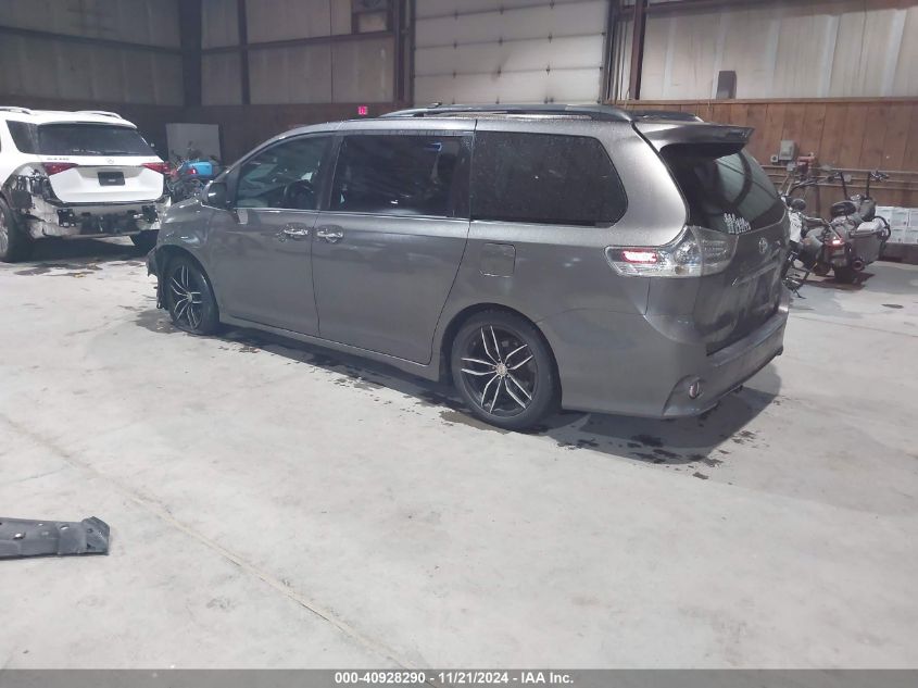 2013 Toyota Sienna Sport VIN: 5TDXK3DC4DS366111 Lot: 40928290