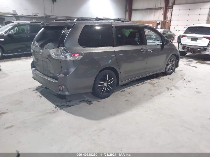 2013 Toyota Sienna Sport VIN: 5TDXK3DC4DS366111 Lot: 40928290