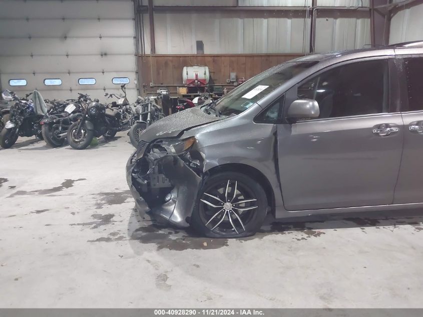 2013 Toyota Sienna Sport VIN: 5TDXK3DC4DS366111 Lot: 40928290