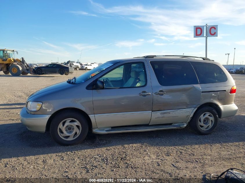 1998 Toyota Sienna Xle VIN: 4T3ZF13C3WU011435 Lot: 40928292