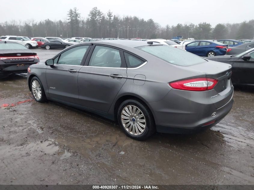 2014 Ford Fusion Hybrid S VIN: 3FA6P0UU4ER132551 Lot: 40928307