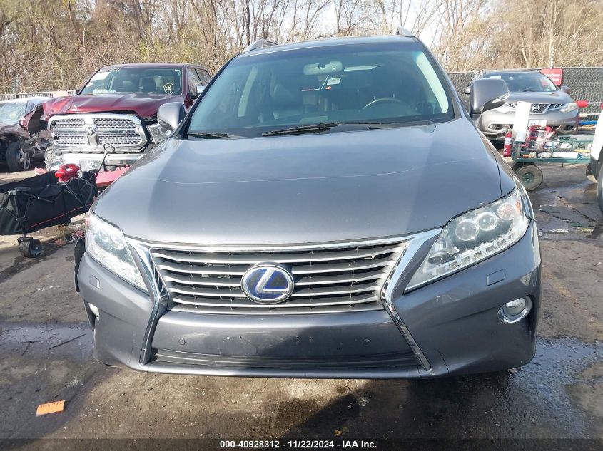 2013 Lexus Rx 450H VIN: JTJBC1BA4D2051195 Lot: 40928312