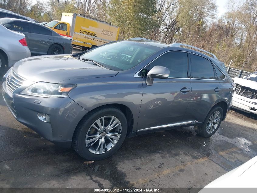 2013 Lexus Rx 450H VIN: JTJBC1BA4D2051195 Lot: 40928312