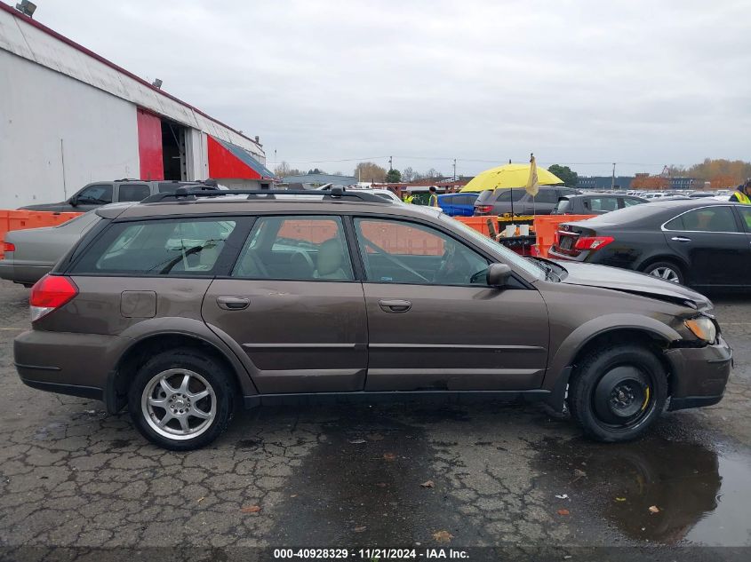 2008 Subaru Outback 2.5I Limited/2.5I Limited L.l. Bean Edition VIN: 4S4BP62C887329901 Lot: 40928329