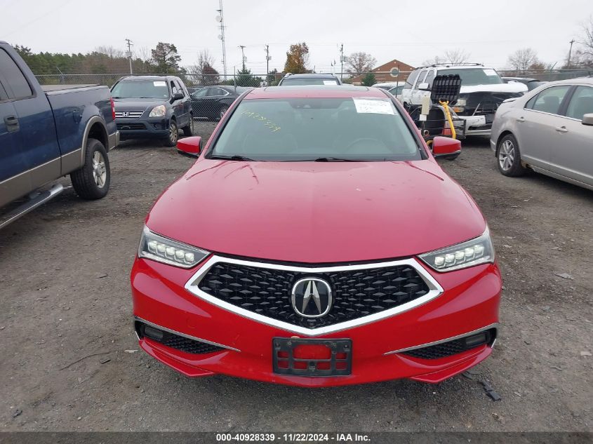 2018 Acura Tlx Advance Pkg VIN: 19UUB3F76JA000101 Lot: 40928339