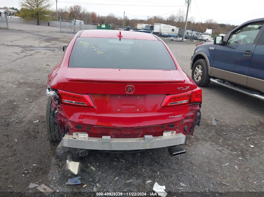 2018 Acura Tlx Advance Pkg VIN: 19UUB3F76JA000101 Lot: 40928339