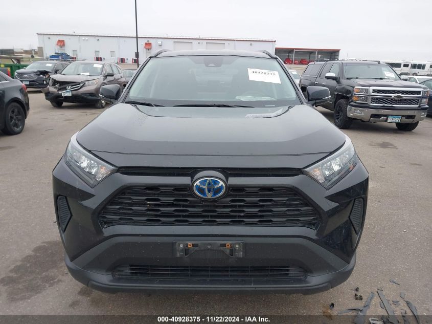 2022 Toyota Rav4 Hybrid Le VIN: 2T3MWRFV2NW142876 Lot: 40928375