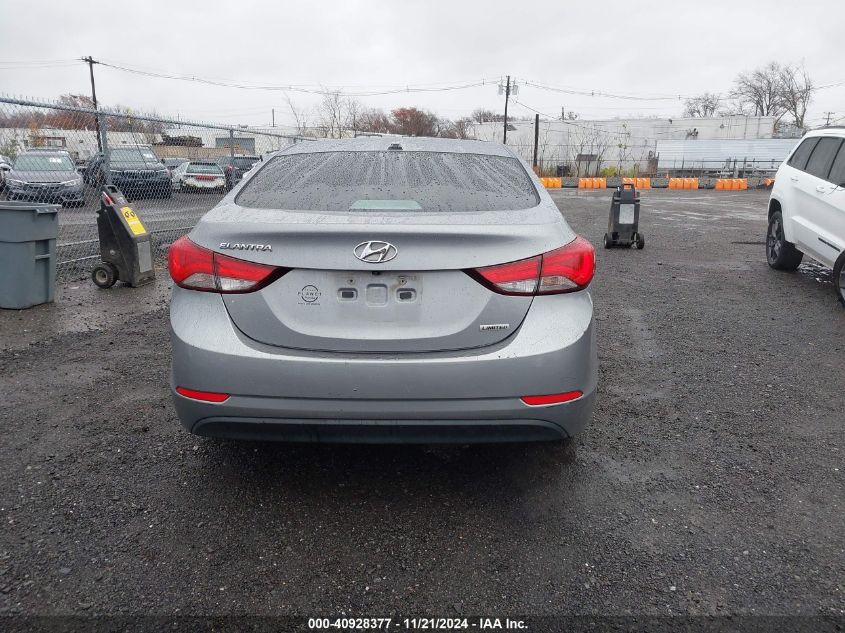 2015 Hyundai Elantra Limited VIN: KMHDH4AE6FU326264 Lot: 40928377