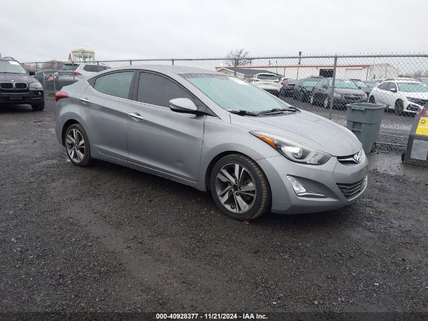 2015 Hyundai Elantra Limited VIN: KMHDH4AE6FU326264 Lot: 40928377