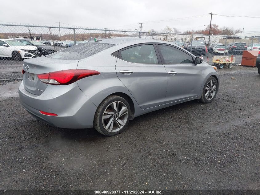 2015 Hyundai Elantra Limited VIN: KMHDH4AE6FU326264 Lot: 40928377